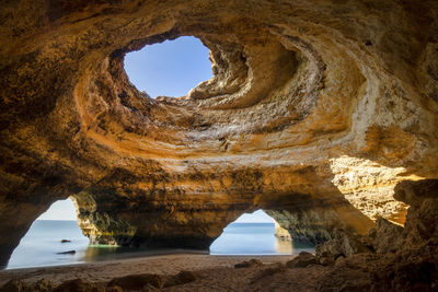 Arch in cave