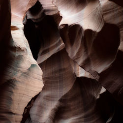 Close-up of rock formation