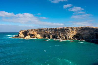 Panoramic view of sea against sky