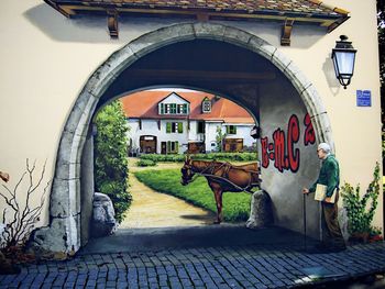 View of archway