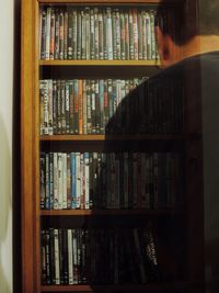 Close-up of shelf