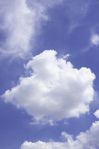 Low angle view of clouds in sky