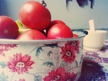 Tomatoes in a pot