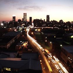 City street at night