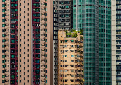 Full frame shot of buildings in city