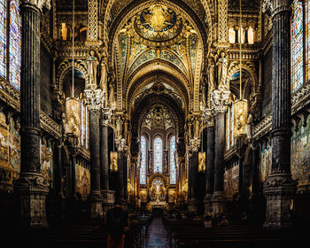 Interior of a temple