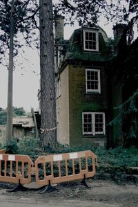 View of building with trees in background