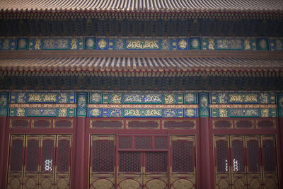 Facade of temple