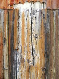 Full frame shot of weathered wood