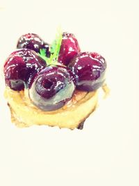 Close-up of food on white background