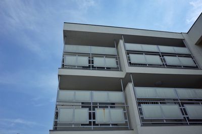 Low angle view of building against sky