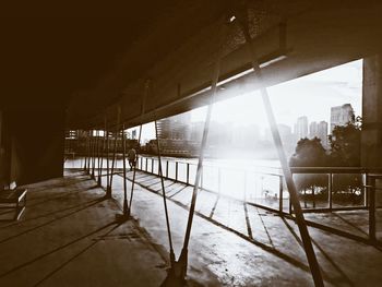 View of building in city