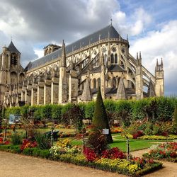 View of cathedral against cloudy sky