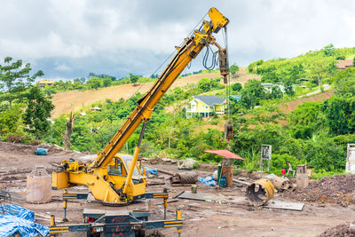 View of construction site