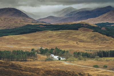 Nice view along the westhigland way in the scottish highlands.