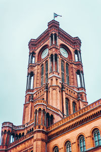 Low angle view of church against sky