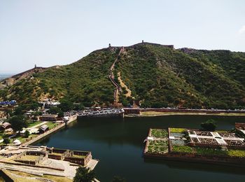 Scenic view of river against sky