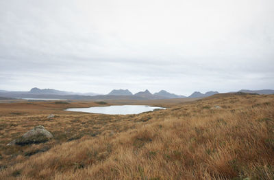 Scenic view of landscape against sky