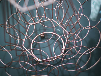 Full frame shot of metal fence