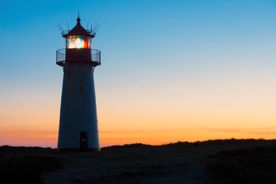 Lighthouse list-west on the island sylt