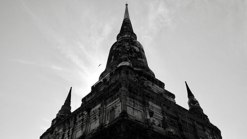 Low angle view of a temple