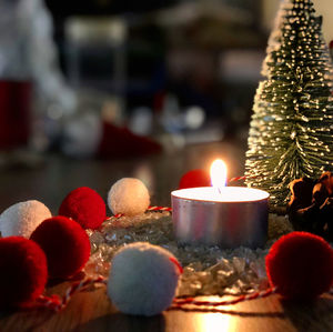 Close-up of christmas decoration