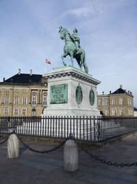 Low angle view of historical building