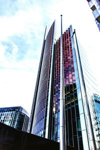 Low angle view of skyscrapers