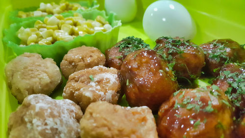 Full frame shot of food