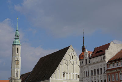 High section of historic building in town