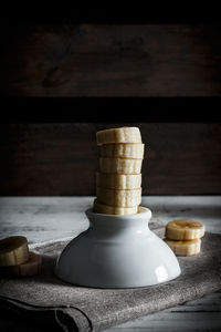 Close-up of cookies on table