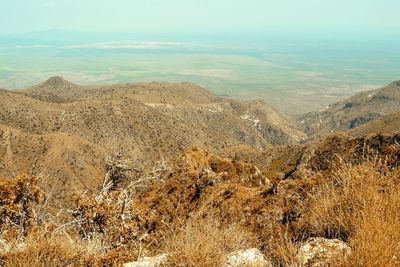 The arid landscapes of mount ole sekut, oloroka mountain range, rift valley, kenya