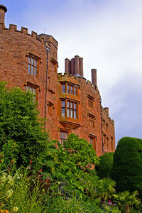 Low angle view of historic building against sky