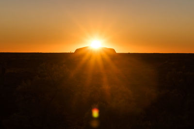 Scenic view of sunset