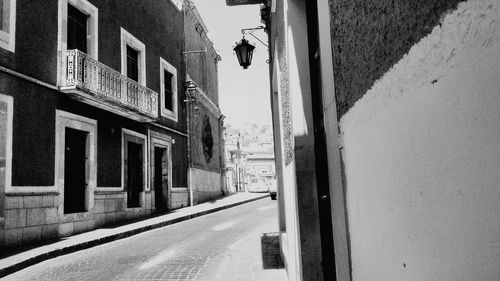 Street amidst buildings in city