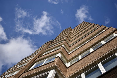 Low angle view of building against sky