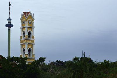 View of bell tower against sky