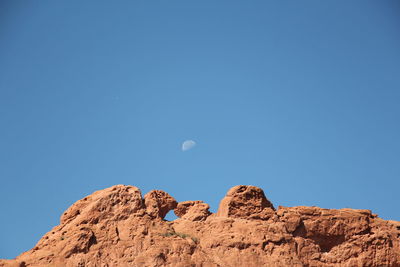 Low angle view of blue sky