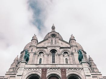 Low angle view of church against sky