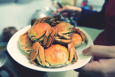 Close-up of seafood