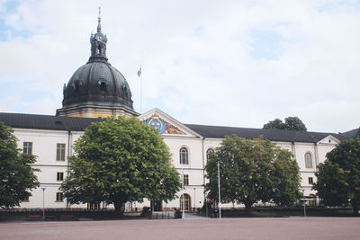 View of historic building against sky