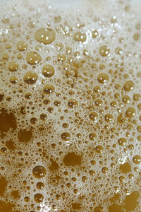 Close-up of water drops on glass