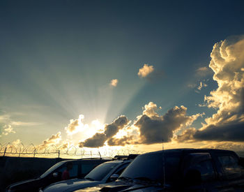 View of sky during sunset