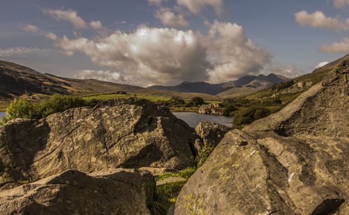 Panoramic view of landscape against sky