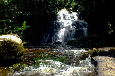 Waterfall in forest