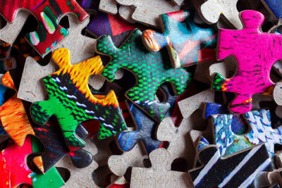 Full frame shot of multi colored umbrellas