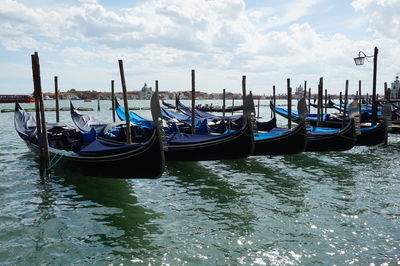 Gondola's in venice