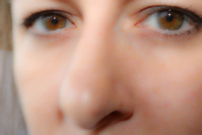 Close-up portrait of woman