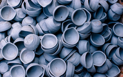 Full frame shot of pottery