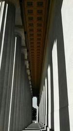 Columns in shopping mall